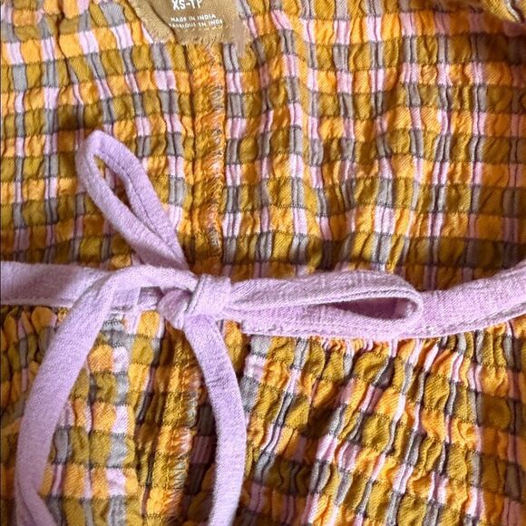 NWOT Free-Est by Free People Clara Plaid Top - Picture 9 of 10